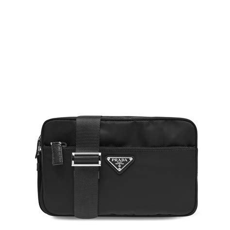 prada nano nylon bag|Prada nylon shoulder bag price.